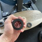 1 inch to 2 inch barbell adapter for Olympic weight plates
